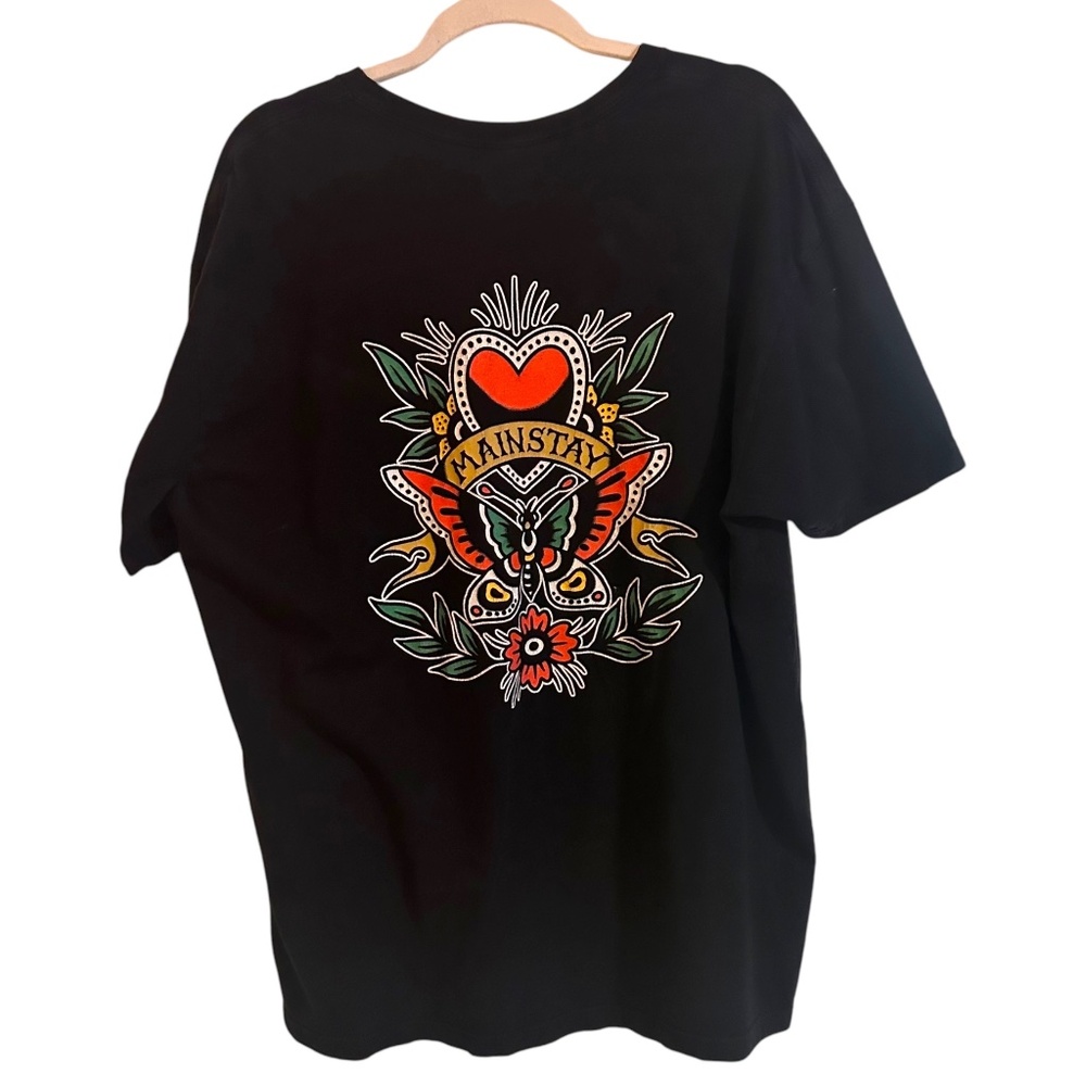 Main Stay Tattoo Shop T-Shirt 2XL